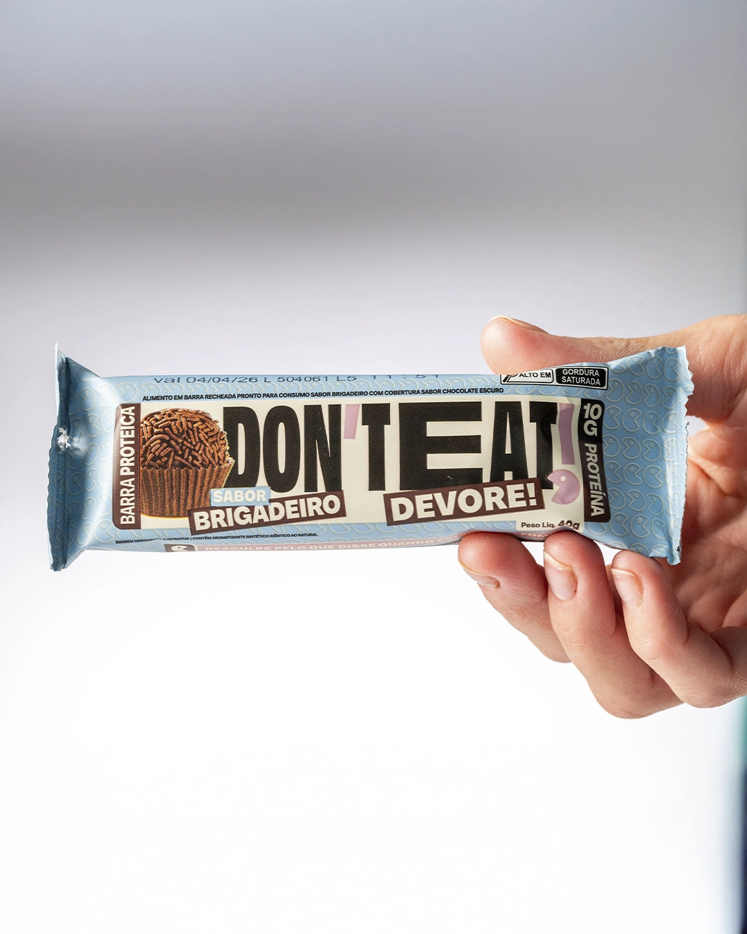 Don't Eat Barra - Sabor Brigadeiro - Caixa C/12 Unidades (40g)