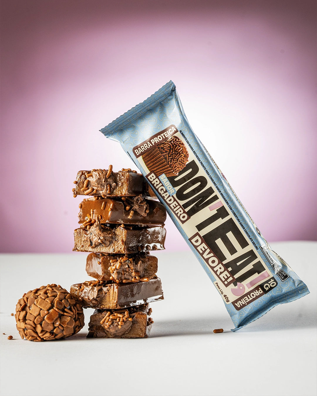 Don't Eat Barra - Sabor Brigadeiro - Caixa C/12 Unidades (40g)