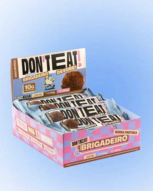 Don't Eat Barra - Sabor Brigadeiro - Caixa C/12 Unidades (40g)
