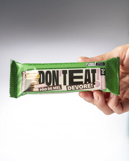 Don't Eat Barra - Sabor Pão de Mel - Caixa C/12 Unidades (40g)